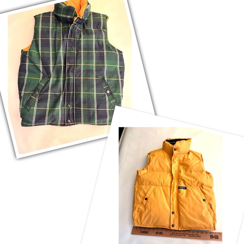 Everest down reversible jacket. Size L